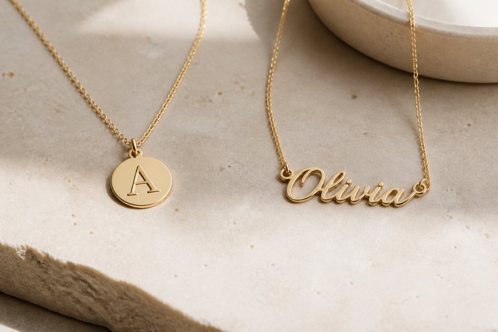 Custom Initial Jewelry vs Name Necklaces: 2026 Guide