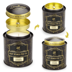 Scented Candle Gifts for Women, Stress Relief Aromatherapy Candles Jar Candles Soy Candle Gifts for Yoga, Bath, Spa, 10 Oz - Lavender