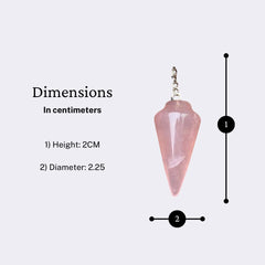 Extrinsic Beauty Natural Gemstone Pendulum with Mystery Charm | Bag Charm | Multiple Options