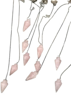 Extrinsic Beauty Natural Gemstone Pendulum with Mystery Charm | Bag Charm | Multiple Options
