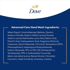 Dove Advanced Care Hand Wash Deep Moisture 4 Count for Soft, Smooth Skin, More Moisturizers than the Leading Ordinary Hand Soap, 12 oz