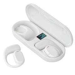 Open-Ear Bone Conduction Wireless Headphones – Earbuds with Ear Hook and Non-Noise Cancelling Design