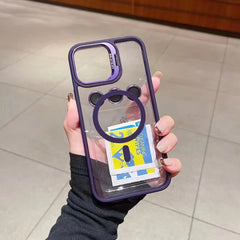 Luxury Magnetic Shockproof Phone Case For iPhone 16 17 15 14 13 12 11 Pro Max Funda For Magsafe Stand Glass Lens Protector Cover