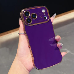 Side Love Electroplating Case For iPhone 17 Pro Max 17 Air 16 15 14 Plus 13 12 11 Pro Max 17Pro Max Cover Lens Shockproof Bumper