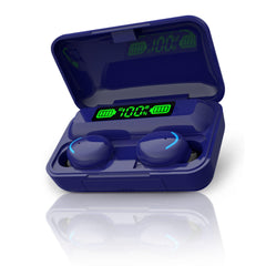 TWS Wireless Earbuds Ð Bluetooth 5.1 HiFi Stereo Noise-Cancelling Earphones with Touch Control, Built-in HD Mic, and Charging Case