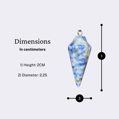 Extrinsic Beauty Natural Gemstone Pendulum with Mystery Charm | Bag Charm | Multiple Options